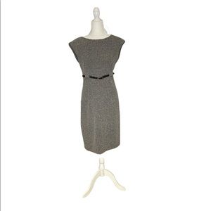 Grey dress with belt